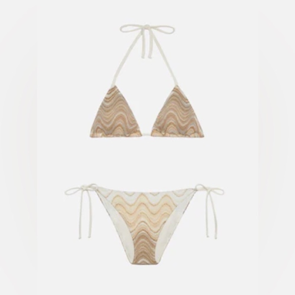 MC2 Saint Barth Triangle Raschel Bikini Top